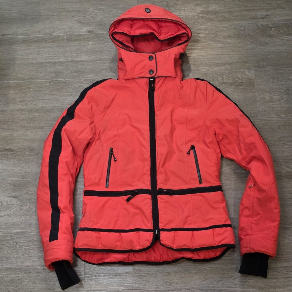 Bogner Fire + Ice 600 Down Ski Jacket Womans M 8 Red/Orange